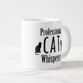 Beruflicher KatzeWhisperer Jumbo-Tasse (Vorderseite Rechts)
