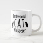 Beruflicher KatzeWhisperer Jumbo-Tasse (Rechts)