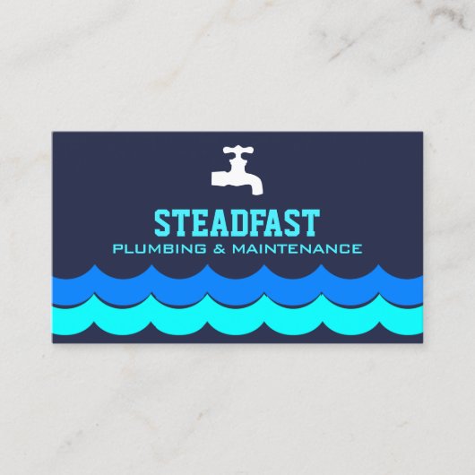 Beruflicher Klempner Visitenkarte (Vorderseite)