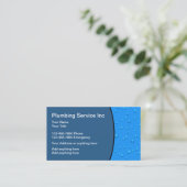Beruflicher Klempnerarbeit-Service Visitenkarte (Stehend Vorderseite)