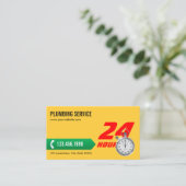 Beruflicher Klempnerarbeit-Service Visitenkarte (Stehend Vorderseite)