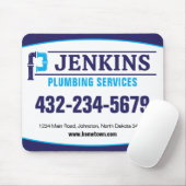 Beruflicher Klempnerdienst Mousepad (Mit Mouse)