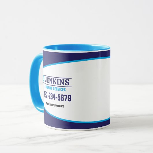 Beruflicher Klempnerdienst Tasse (Vorderseite Links)