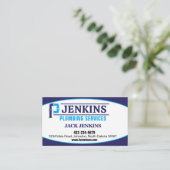 Beruflicher Klempnerdienst Visitenkarte (Stehend Vorderseite)