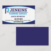 Beruflicher Klempnerdienst Visitenkarte (Vorne/Hinten)