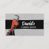 Beruflicher Klempnerservice Visitenkarte (Vorderseite)