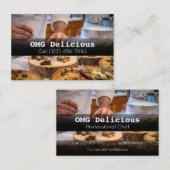 Beruflicher Koch Kochrestaurant Visitenkarte (Vorne/Hinten)