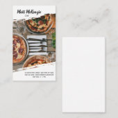 Beruflicher Koch Visitenkarte (Vorne/Hinten)