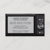 Beruflicher Kompaktfotograf Visitenkarte (Rückseite)