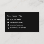 Beruflicher Kontakt Visitenkarte (Vorderseite)