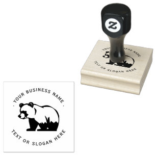 Beruflicher Kraut Gummistempel