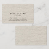 Beruflicher kreativer Vintager historischer Visitenkarte (Vorne/Hinten)