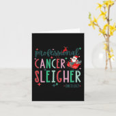 Beruflicher Krebs-Sleigher Onkologie Krankenpflege Karte (Gelbe Blume)