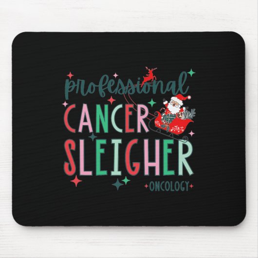 Beruflicher Krebs-Sleigher Onkologie Krankenpflege Mousepad (Vorne)