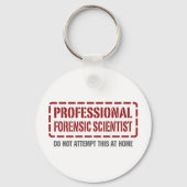 Beruflicher Kriminalwissenschaftler Schlüsselanhänger (Vorderseite)
