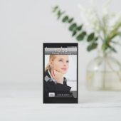 Beruflicher kundengerechter iPhone Entwurf Visitenkarte (Stehend Vorderseite)