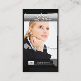 Beruflicher kundengerechter iPhone Entwurf Visitenkarte