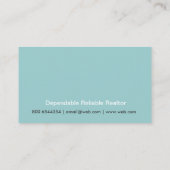 Beruflicher Kunst-Deko-geometrisches Spitze-Muster Visitenkarte (Rückseite)