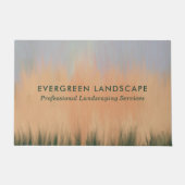 Beruflicher Landschaftsschutz Blue Coral Green Fußmatte (Vorderseite)