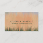 Beruflicher Landschaftsschutz Blue Coral Green Visitenkarte (Vorderseite)