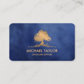 beruflicher Landschaftsschutz und Rasenpflege Visitenkarte (Vorderseite)