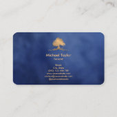 beruflicher Landschaftsschutz und Rasenpflege Visitenkarte (Rückseite)