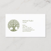 beruflicher Landschaftsschutz und Rasenpflege Visitenkarte (Rückseite)