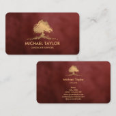 beruflicher Landschaftsschutz und Rasenpflege Visitenkarte (Vorne/Hinten)