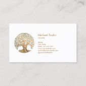 beruflicher Landschaftsschutz und Rasenpflege Visitenkarte (Rückseite)