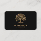 beruflicher Landschaftsschutz und Rasenpflege Visitenkarte (Vorderseite)