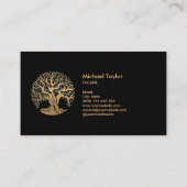 beruflicher Landschaftsschutz und Rasenpflege Visitenkarte (Rückseite)