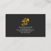 Beruflicher Letter E Electrical Zuhause Power Plug Visitenkarte (Rückseite)