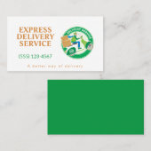 Beruflicher Lieferservice Visitenkarte (Vorne/Hinten)