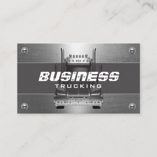 Beruflicher LKW-Baukasten Visitenkarte (Vorderseite)