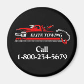 Beruflicher LKW-Dienst Magnet (Vorne)