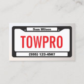 Beruflicher LKW-Dienst Visitenkarte (Vorderseite)