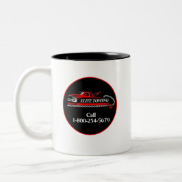 Beruflicher LKW-Dienst Zweifarbige Tasse