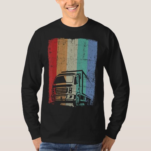 Beruflicher LKW-Fahrer-Wegwerf 6 T-Shirt (Vorderseite)