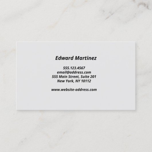 Beruflicher LKW, Sattelkraftfahrer Visitenkarte (Rückseite)