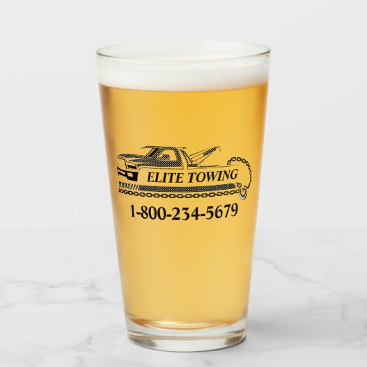 Beruflicher LKW-Service Personalisiert Glas (Vorne (Gefüllt))