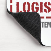 Beruflicher Logistiker Mousepad (Ecke)