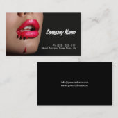 Beruflicher Make-upkünstler/Make-upmodell Visitenkarte (Vorne/Hinten)