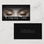 Beruflicher Make-upkünstler/Make-upmodell Visitenkarte (Vorne/Hinten)