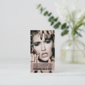 Beruflicher Make-upkünstler/Make-upvorbildliches Visitenkarte (Stehend Vorderseite)