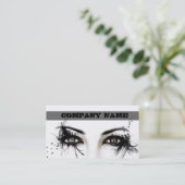 Beruflicher Make-upkünstler/Make-upvorbildliches Visitenkarte (Stehend Vorderseite)