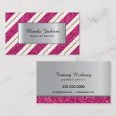 Beruflicher Make-upkünstler Visitenkarte (Vorne/Hinten)