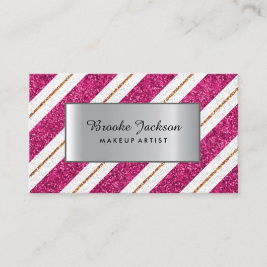 Beruflicher Make-upkünstler Visitenkarte (Vorderseite)