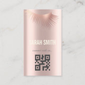 Beruflicher Makeup-Künstler und Augenwischexperte Visitenkarte (Vorderseite)