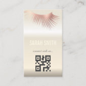 Beruflicher Makeup-Künstler und Augenwischexperte Visitenkarte (Vorderseite)