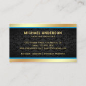 Beruflicher Maldienst Pinselstrich Visitenkarte (Rückseite)